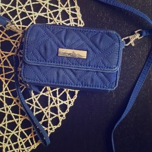Vera Bradley Crossbody Wristlet - Navy